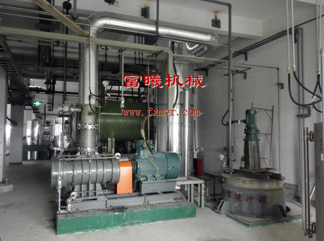 富曦生产的MVR罗茨蒸汽压缩机在中国
